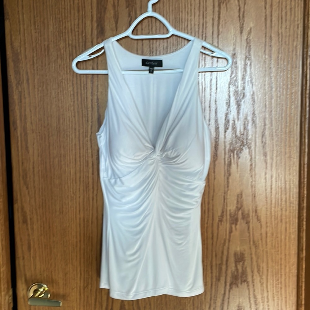 White Sleeveless Women's Top
